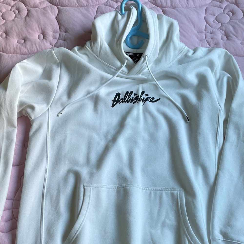 Ball is Life White Hoodie